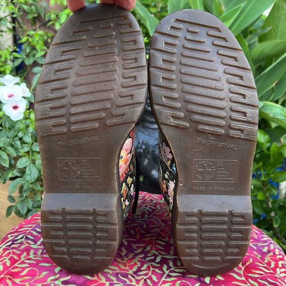 🏴 Dr. Martens MIE Sienna Miller Floral Boots UK 4 - Picture 17 of 17